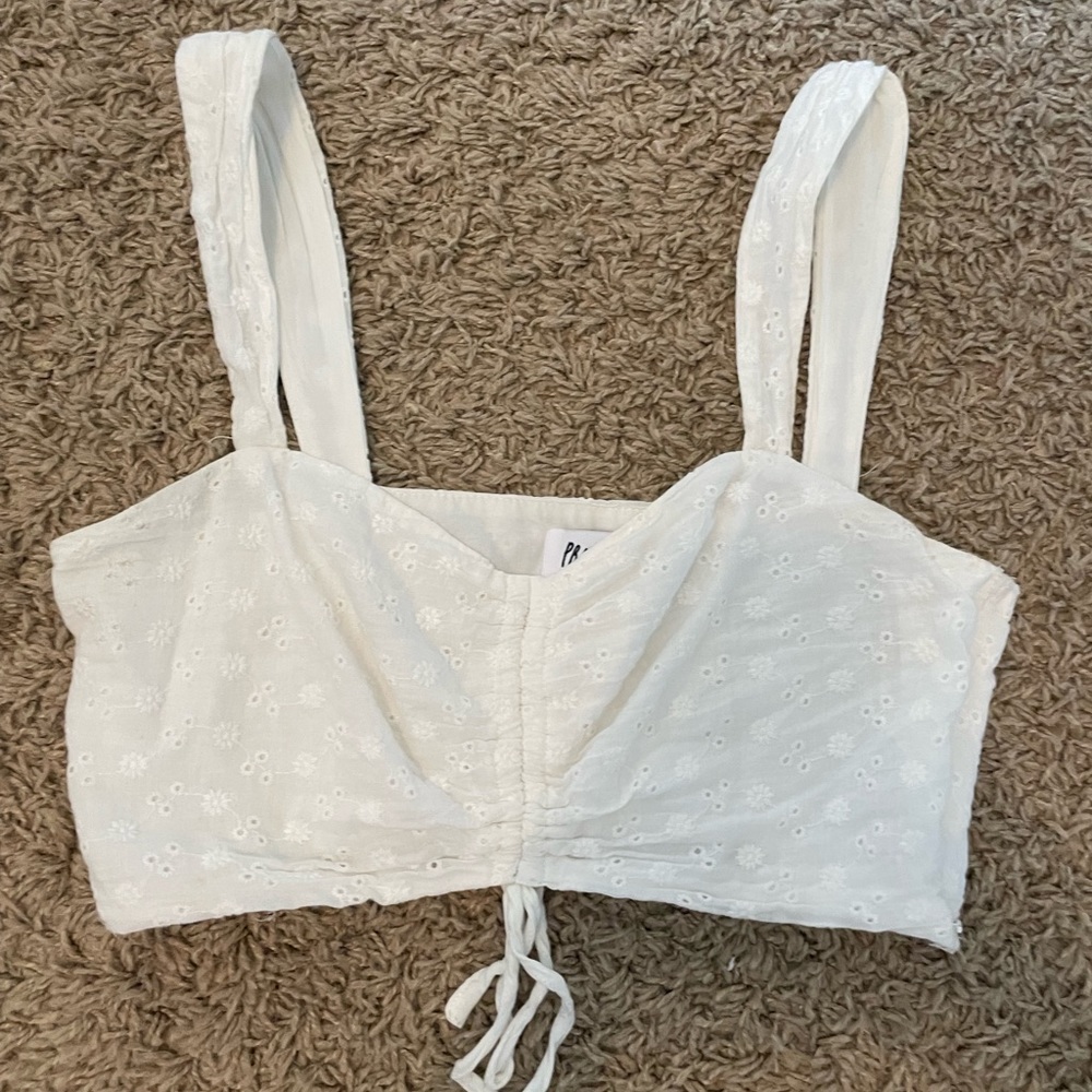 WHITE PRINCESS POLLY TOP- SIZE 4
